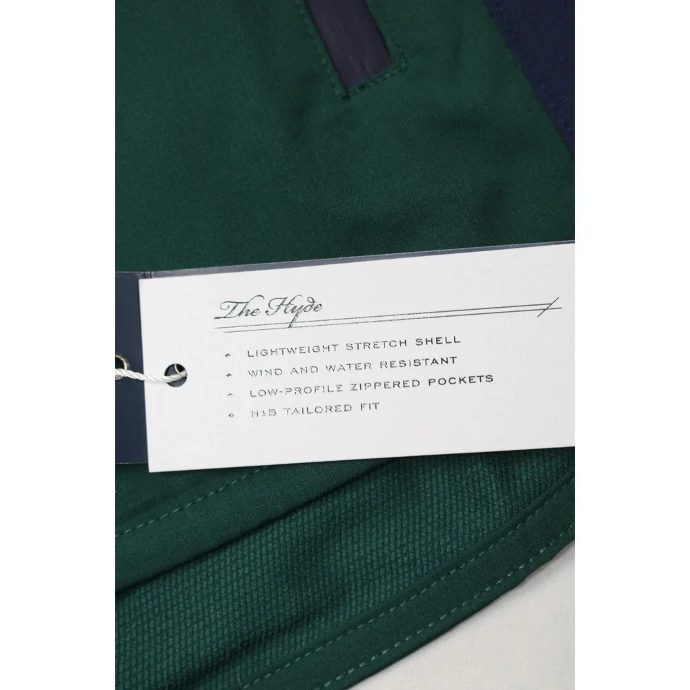 Holderness & Bourne The Hyde Full Zip Performance Jacket Mens S WaterResist Pine
